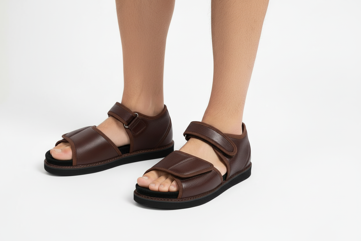 صندل جلد مريح للقدم السكري  | K&H Medical