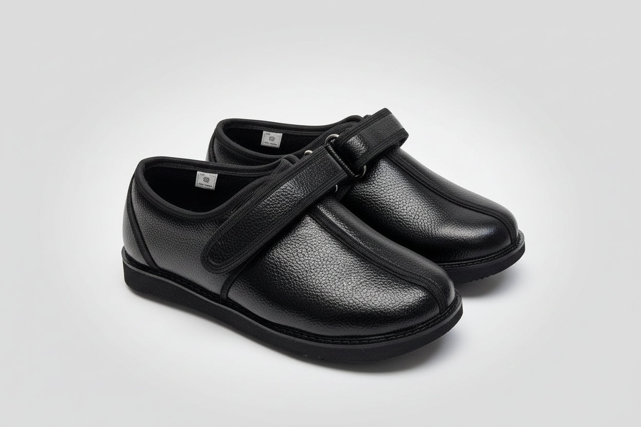 حذاء جلد مريح للقدم السكري   | K&H Medical