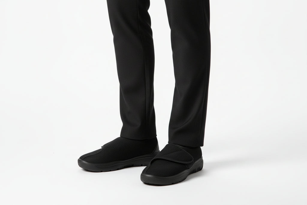 حذاء قماش جانبي مريح للقدم السكري  | K&H Medical