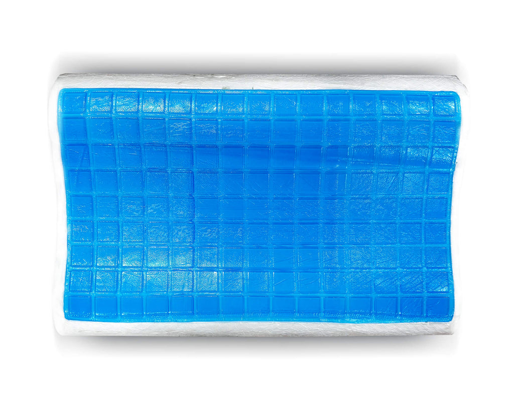 وسادة طبية K&H – ميموري فوم ألماني مع طبقة جل للتبريد - دعم للرقبة والعمود الفقري