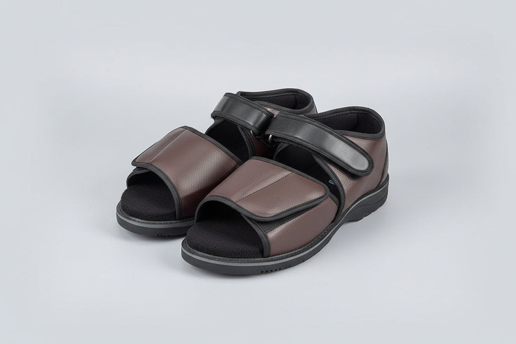 صندل جلد بني مريح للقدم السكري  | K&H Medical