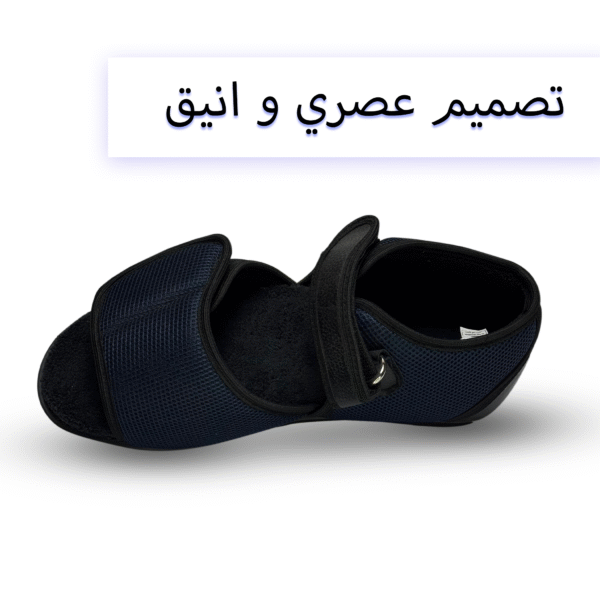 ⁦صندل قماش طبي للقدم السكري⁩ - الصورة ⁦2⁩
