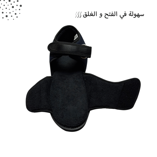 ⁦صندل قماش طبي للقدم السكري⁩ - الصورة ⁦3⁩